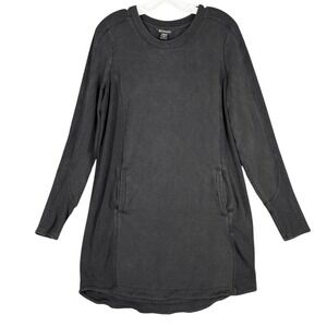 Athleta Balance Dress Women M Sweatshirt Athletic Lounge‎ Minimal Clean Fit